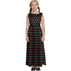 Kids  Satin Sleeveless Maxi Dress 