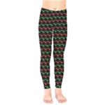 Geometric Abstract Pattern Line Kids  Classic Winter Leggings