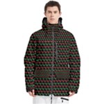 Geometric Abstract Pattern Line Men s Multi Pockets Zip Ski and Snowboard Waterproof Breathable Jacket