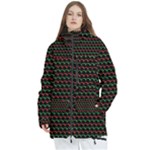 Geometric Abstract Pattern Line Women s Multi Pockets Zip Ski and Snowboard Waterproof Breathable Jacket