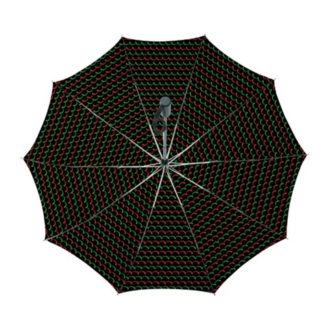 Geometric Abstract Pattern Line Automatic Folding Umbrella with Case (Large) from ArtsNow.com