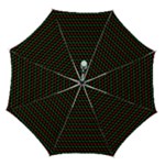 Geometric Abstract Pattern Line Automatic Folding Umbrella with Case (Medium)