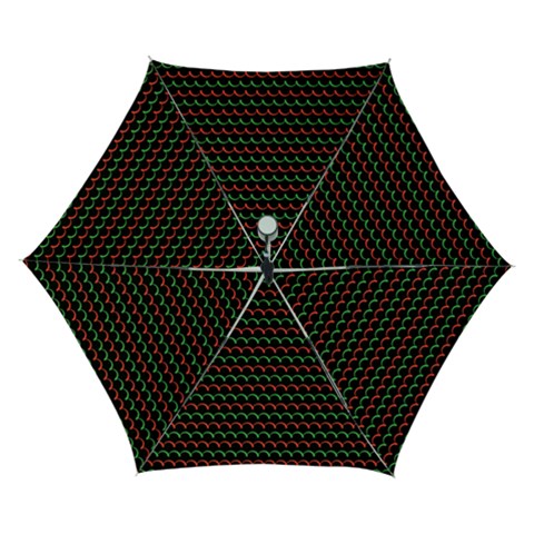 Geometric Abstract Pattern Line Automatic Folding Umbrella with Case (Small) from ArtsNow.com