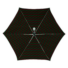 Geometric Abstract Pattern Line Automatic Folding Umbrella with Case (Small) from ArtsNow.com