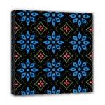 Flower Pattern Flora Floral Seamless Mini Canvas 8  x 8  (Stretched)