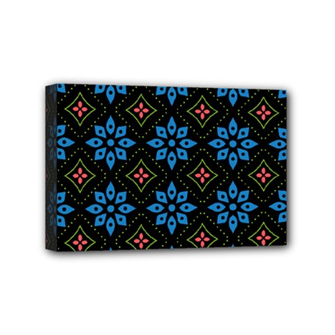 Flower Pattern Flora Floral Seamless Mini Canvas 6  x 4  (Stretched) from ArtsNow.com