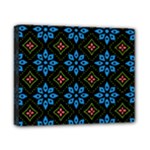 Flower Pattern Flora Floral Seamless Canvas 10  x 8  (Stretched)