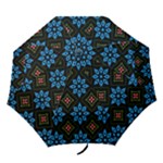 Flower Pattern Flora Floral Seamless Folding Umbrellas