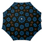 Flower Pattern Flora Floral Seamless Straight Umbrellas