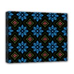 Flower Pattern Flora Floral Seamless Deluxe Canvas 20  x 16  (Stretched)