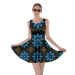 Flower Pattern Flora Floral Seamless Skater Dress