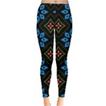 Flower Pattern Flora Floral Seamless Everyday Leggings 