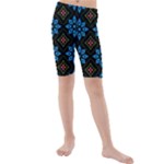 Flower Pattern Flora Floral Seamless Kids  Mid Length Swim Shorts