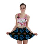 Flower Pattern Flora Floral Seamless Mini Skirt