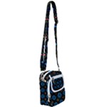 Flower Pattern Flora Floral Seamless Shoulder Strap Belt Bag