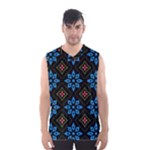 Flower Pattern Flora Floral Seamless Men s Basketball Tank Top