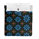 Flower Pattern Flora Floral Seamless Duvet Cover Double Side (Full/ Double Size)