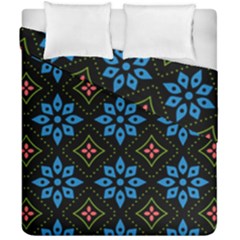 Flower Pattern Flora Floral Seamless Duvet Cover Double Side (California King Size) from ArtsNow.com