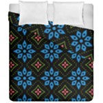 Flower Pattern Flora Floral Seamless Duvet Cover Double Side (California King Size)