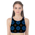 Flower Pattern Flora Floral Seamless Tank Bikini Top