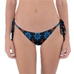 Flower Pattern Flora Floral Seamless Reversible Bikini Bottoms