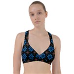 Flower Pattern Flora Floral Seamless Sweetheart Sports Bra