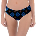 Flower Pattern Flora Floral Seamless Reversible Classic Bikini Bottoms