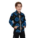 Flower Pattern Flora Floral Seamless Kids  Windbreaker