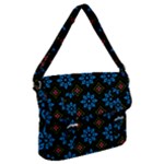 Flower Pattern Flora Floral Seamless Buckle Messenger Bag