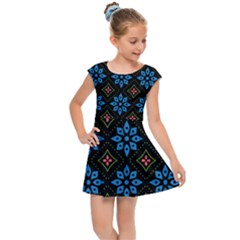 Kids  Cap Sleeve Dress 