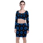 Flower Pattern Flora Floral Seamless Top and Skirt Sets