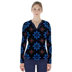 V-Neck Long Sleeve Top 