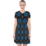 Flower Pattern Flora Floral Seamless Adorable in Chiffon Dress