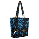 Flower Pattern Flora Floral Seamless Everyday Shoulder Bag with Pouch Bag