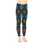 Flower Pattern Flora Floral Seamless Kids  Leggings