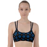 Flower Pattern Flora Floral Seamless Line Them Up Sports Bra