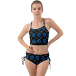 Flower Pattern Flora Floral Seamless Mini Tank Bikini Set