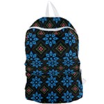 Flower Pattern Flora Floral Seamless Foldable Lightweight Backpack