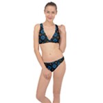 Flower Pattern Flora Floral Seamless Classic Banded Bikini Set 