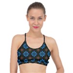 Flower Pattern Flora Floral Seamless Basic Training Sports Bra