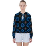 Flower Pattern Flora Floral Seamless Women s Tie Up Sweat