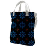 Flower Pattern Flora Floral Seamless Canvas Messenger Bag