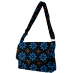 Flower Pattern Flora Floral Seamless Full Print Messenger Bag (S)