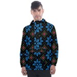 Flower Pattern Flora Floral Seamless Men s Front Pocket Pullover Windbreaker