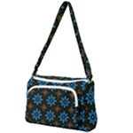 Flower Pattern Flora Floral Seamless Front Pocket Crossbody Bag