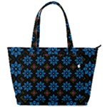 Flower Pattern Flora Floral Seamless Back Pocket Shoulder Bag 