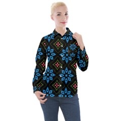 Women s Long Sleeve Pocket Shirt 