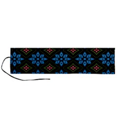 Flower Pattern Flora Floral Seamless Roll Up Canvas Pencil Holder (L) from ArtsNow.com