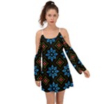 Flower Pattern Flora Floral Seamless Boho Dress