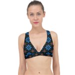 Flower Pattern Flora Floral Seamless Classic Banded Bikini Top